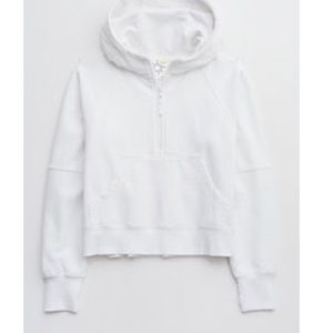 Aerie Offline - throw back quarter zip sweatshirt